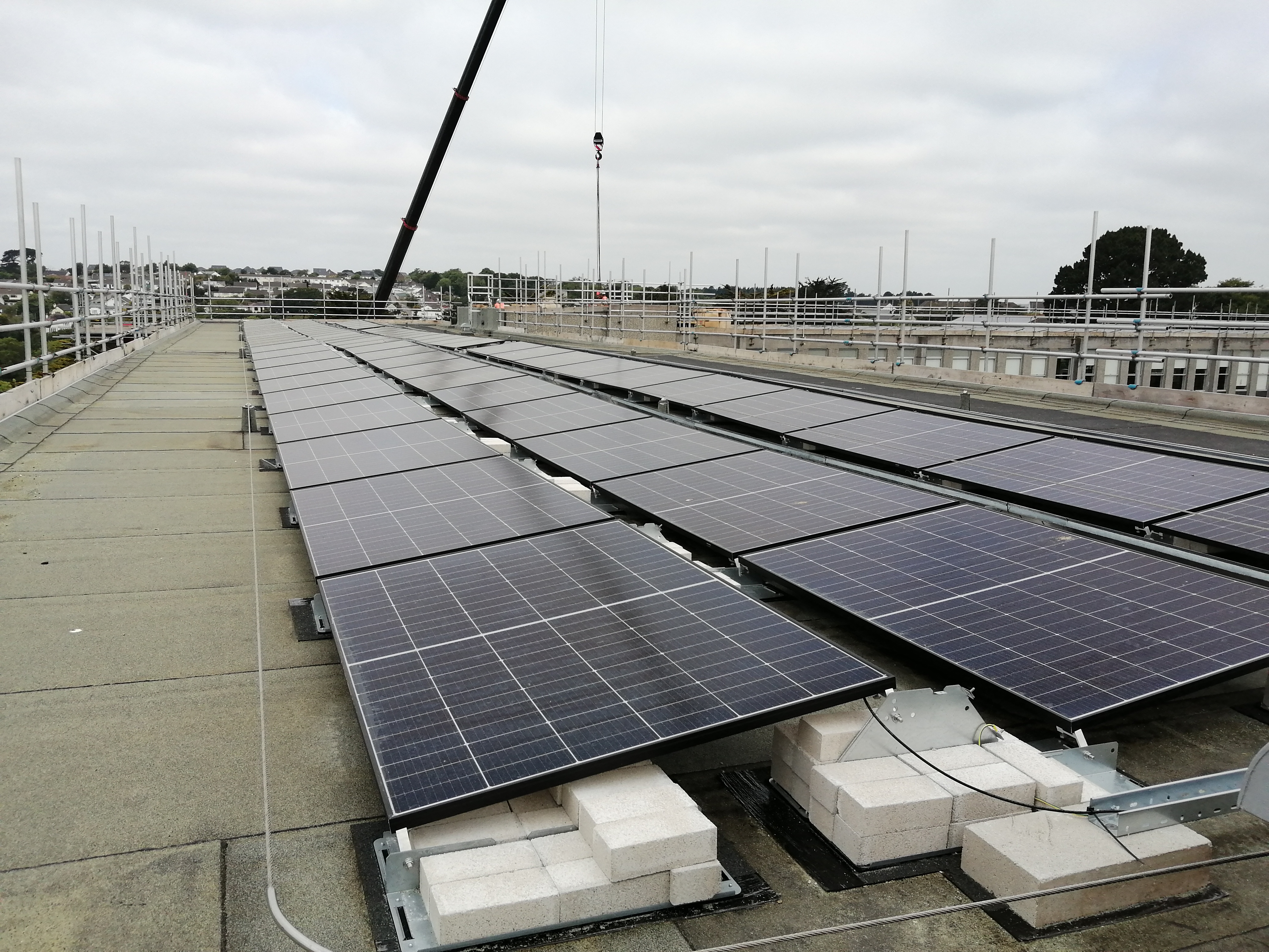 Industrial Roof Mounted Solar PV