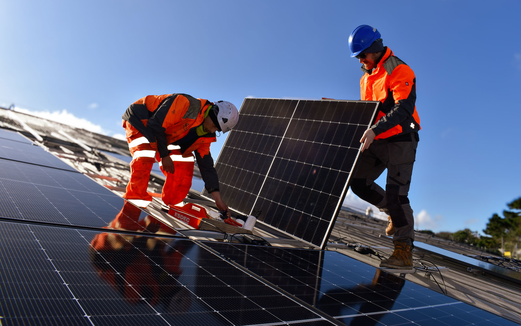 Industrial Roof Mounted Solar PV
